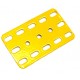 Flat Flexible Ractangular Metal Plate 3 x 5 Flexible  Holes